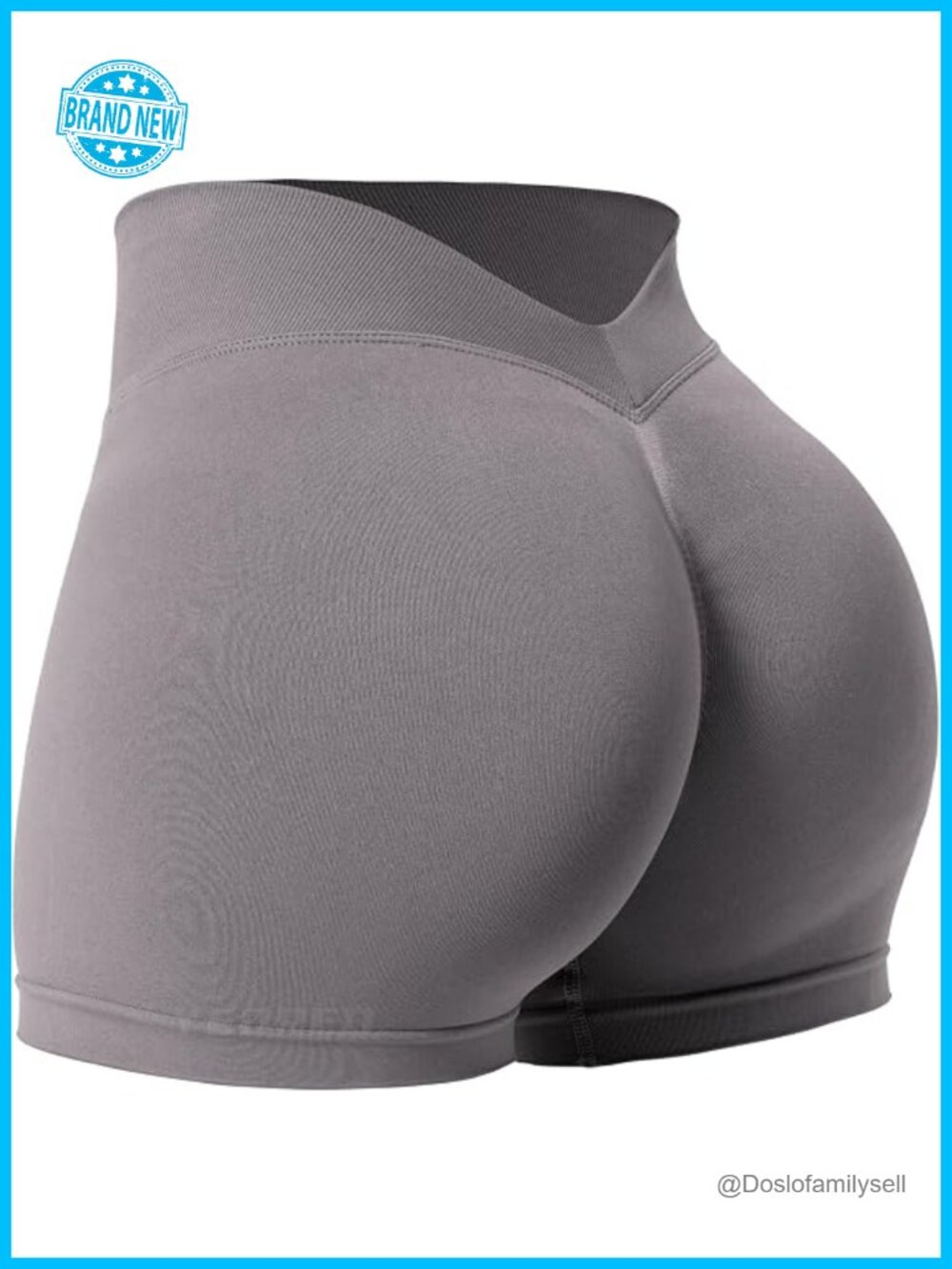 Women Scrunch Workout Shorts High Waisted Seamless Booty Lifting Gym Active